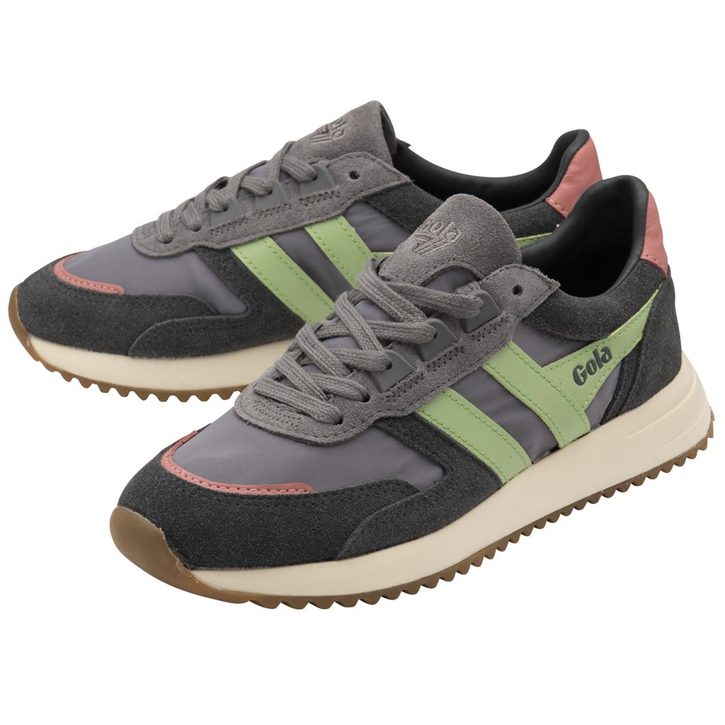 Gola Classics Chicago Sneakers Vihreä Koralli Pinkki Suomi | RUKVWS394