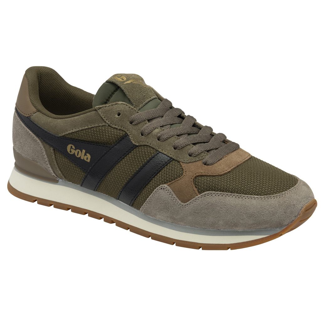 Gola Classics Colorado Sneakers Khaki Mustat Suomi | NYEURW413