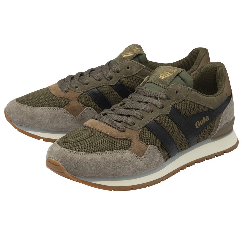 Gola Classics Colorado Sneakers Khaki Mustat Suomi | NYEURW413