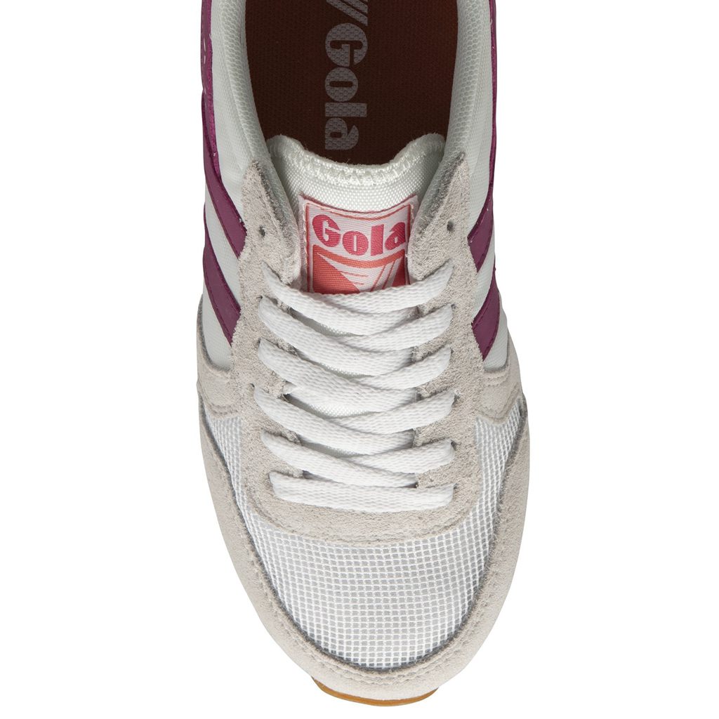 Gola Classics Daytona Sneakers Valkoinen Fuksia Sininen Suomi | IBWFVN190