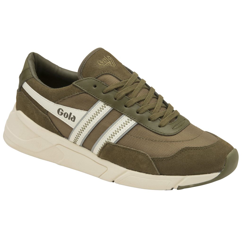Gola Classics Eclipse Legacy Sneakers Khaki Valkoinen Suomi | VEPBIC487
