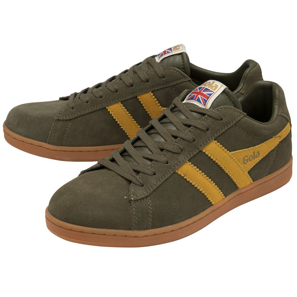 Gola Classics Equipe Suede Sneakers Khaki Suomi | EMRGCP821