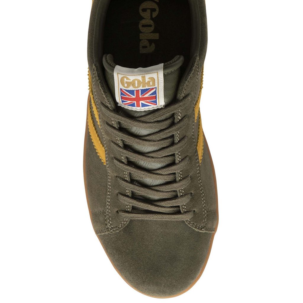 Gola Classics Equipe Suede Sneakers Khaki Suomi | EMRGCP821