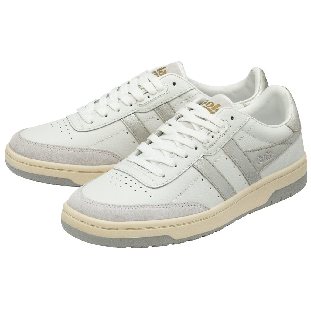 Gola Classics Falcon Mirror Sneakers Valkoinen Hopea Suomi | ZAIYJN418