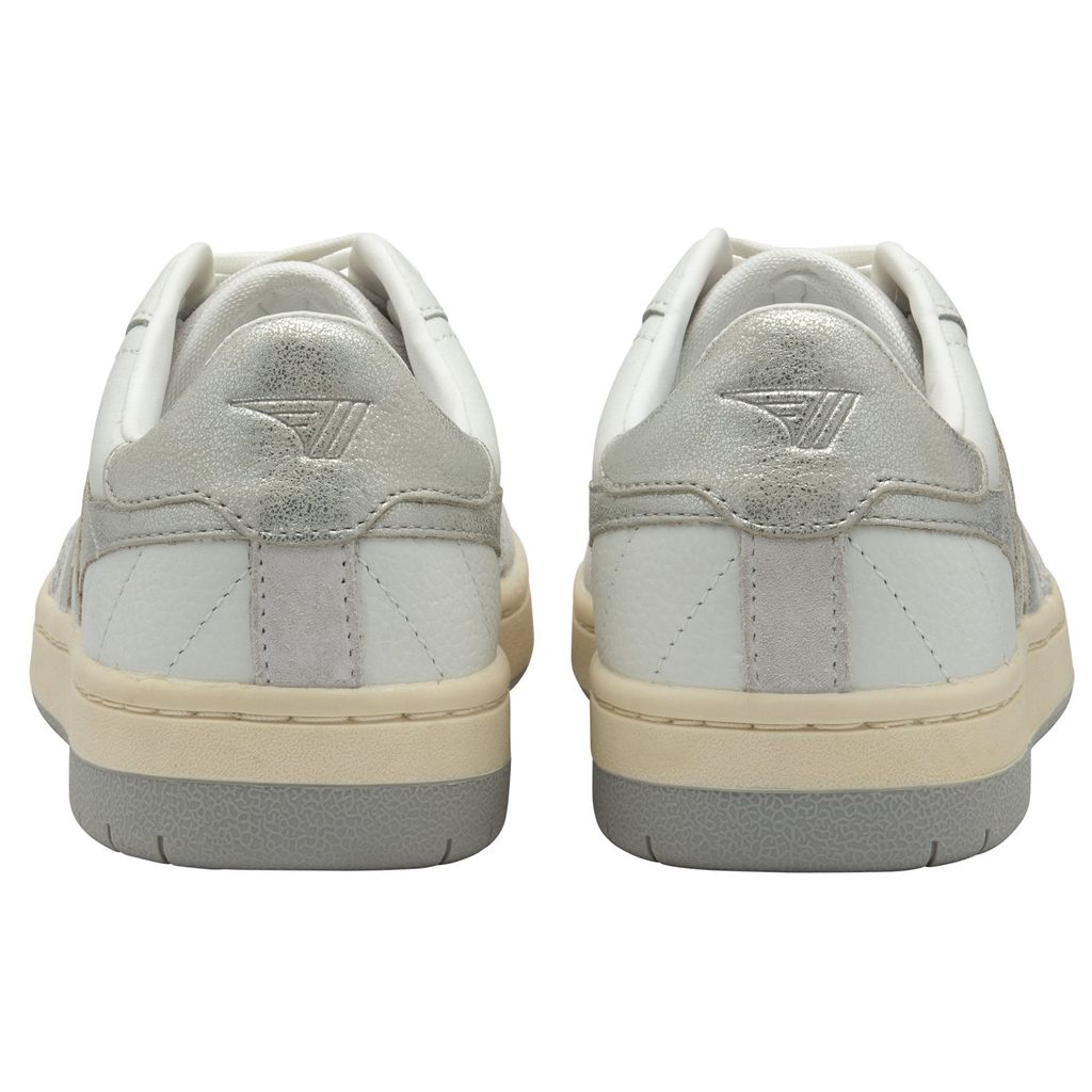Gola Classics Falcon Mirror Sneakers Valkoinen Hopea Suomi | ZAIYJN418