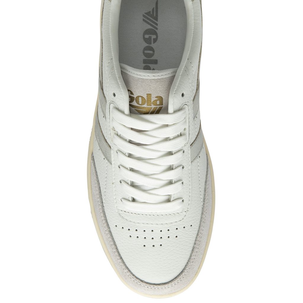 Gola Classics Falcon Mirror Sneakers Valkoinen Hopea Suomi | ZAIYJN418