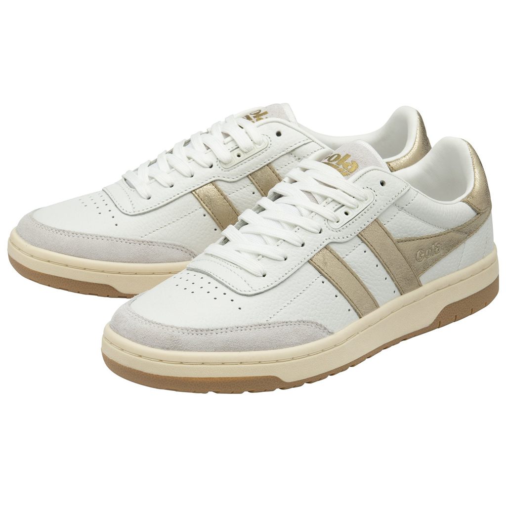 Gola Classics Falcon Mirror Sneakers Valkoinen Kultaiset Suomi | BWHSNY547