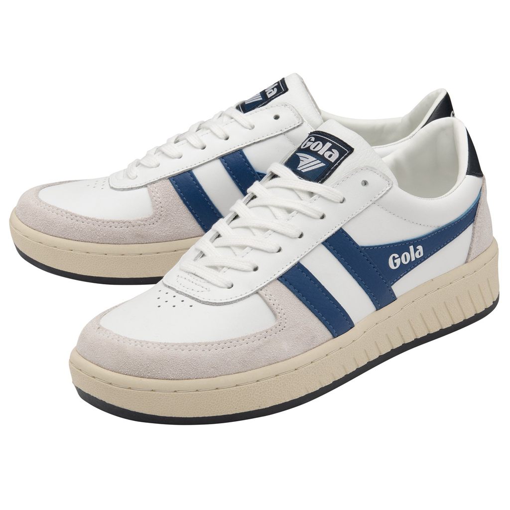 Gola Classics Grandslam Classic Sneakers Valkoinen Sininen Laivastonsininen Suomi | WTOEXG348