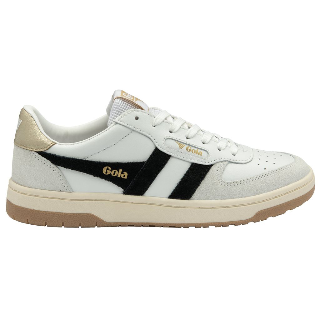 Gola Classics Hawk Sneakers Valkoinen Mustat Kultaiset Suomi | OVIQXB012