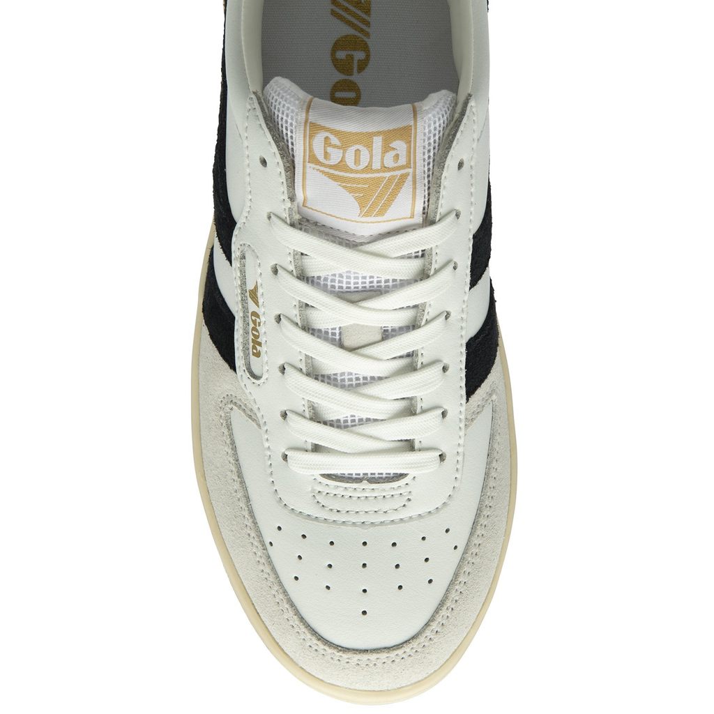 Gola Classics Hawk Sneakers Valkoinen Mustat Kultaiset Suomi | OVIQXB012