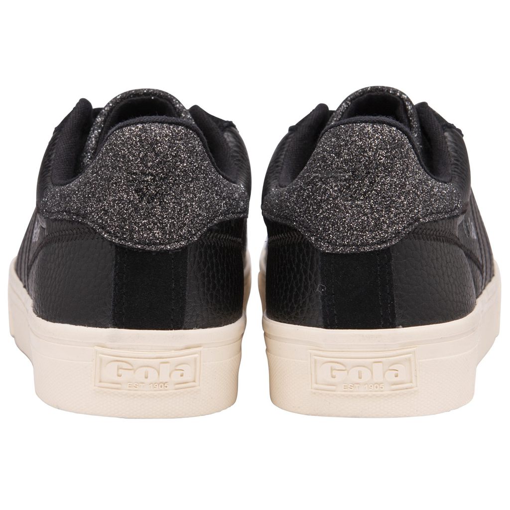 Gola Classics Orchid II Glitter Sneakers Mustat Suomi | TMIUKL281