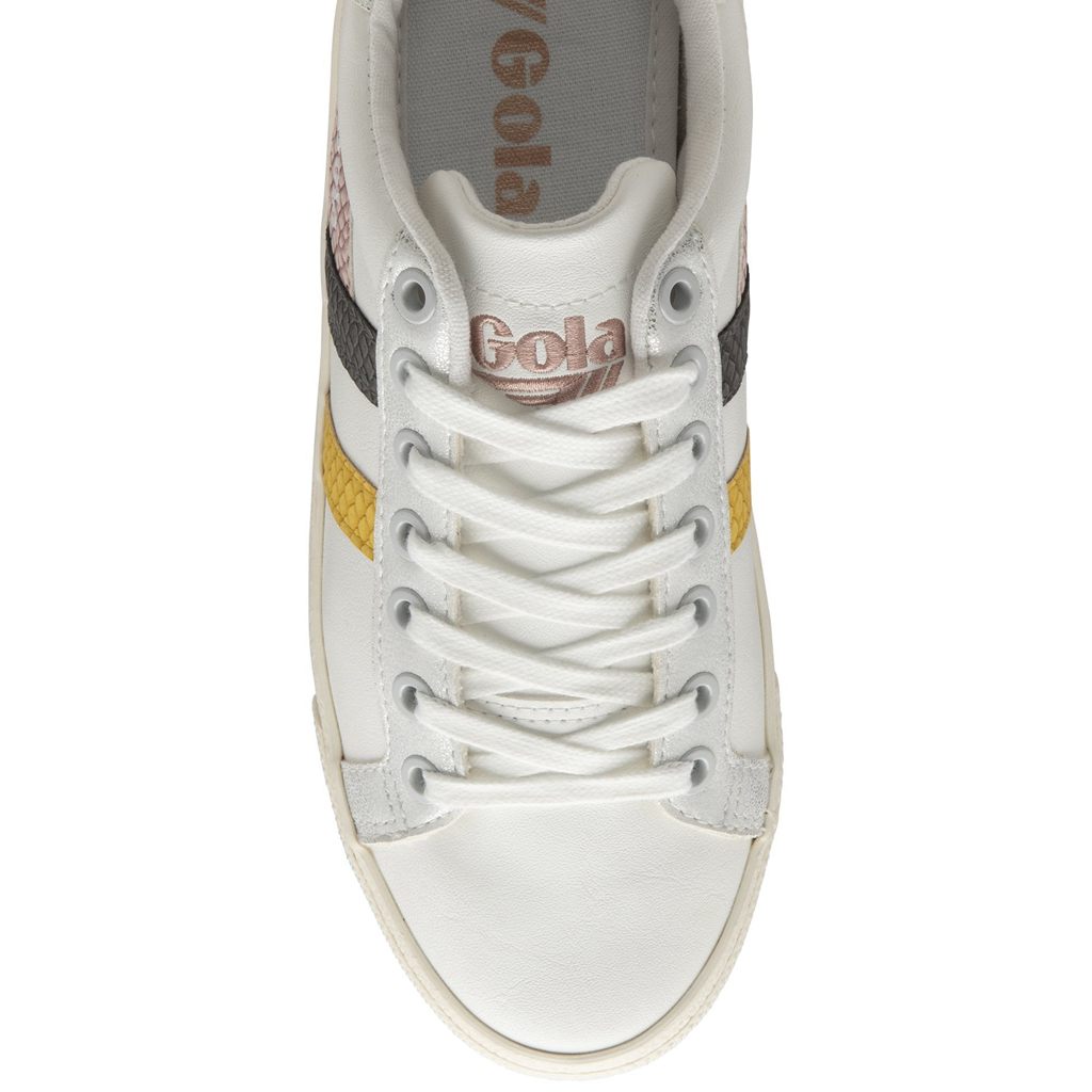 Gola Classics Orchid Platform Trident Snake Sneakers Valkoinen Pinkki Suomi | BEVHWC786