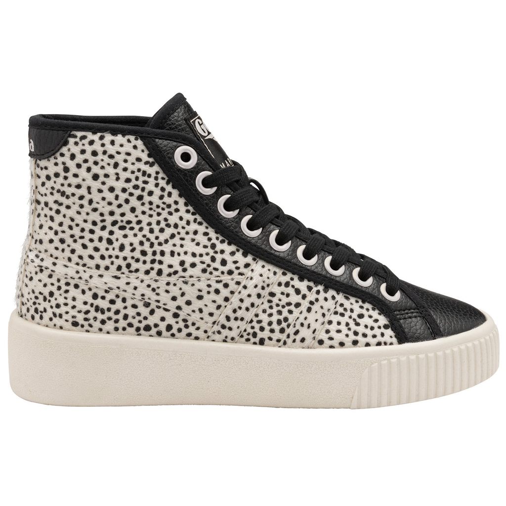 Gola Vegan Classics Baseline High Safari Pure Shoes Mustat Suomi | UEGVOD540