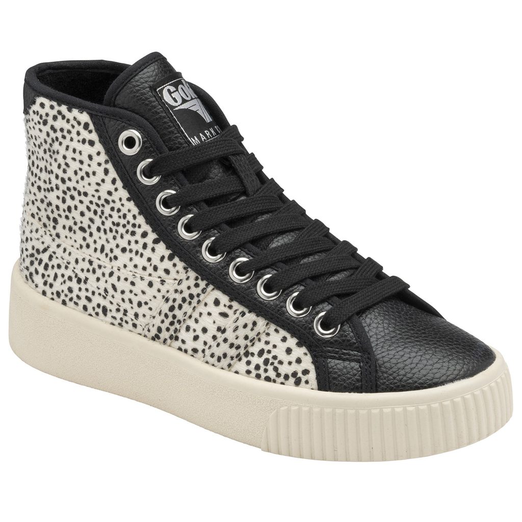 Gola Vegan Classics Baseline High Safari Pure Shoes Mustat Suomi | UEGVOD540