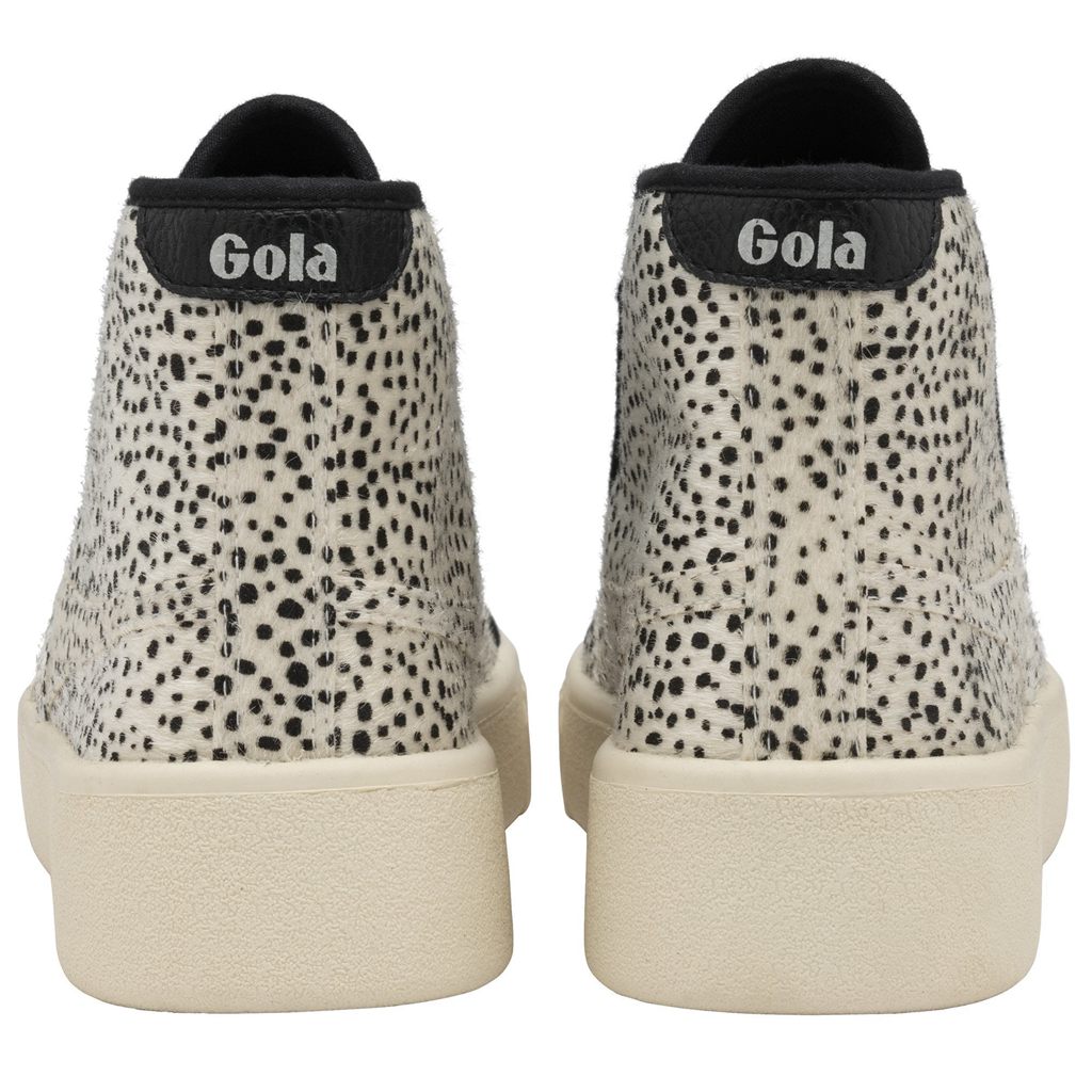 Gola Vegan Classics Baseline High Safari Pure Shoes Mustat Suomi | UEGVOD540