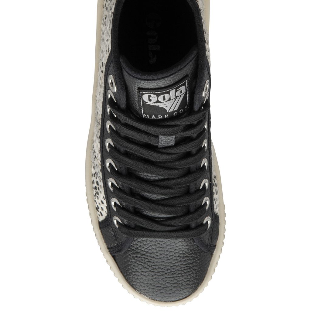 Gola Vegan Classics Baseline High Safari Pure Shoes Mustat Suomi | UEGVOD540