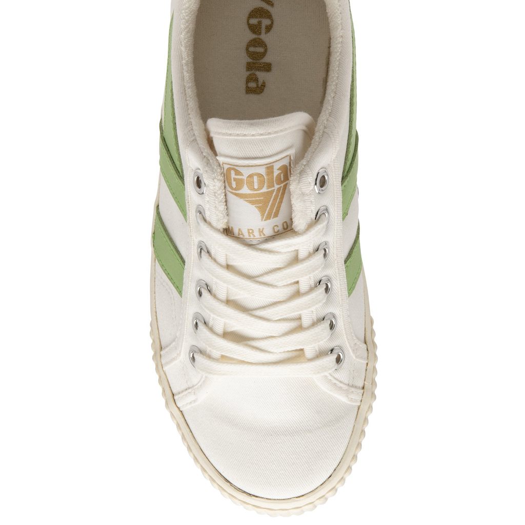 Gola Vegan Classics Tennis Mark Cox Sneakers Valkoinen Vihreä Suomi | VRGKXB035
