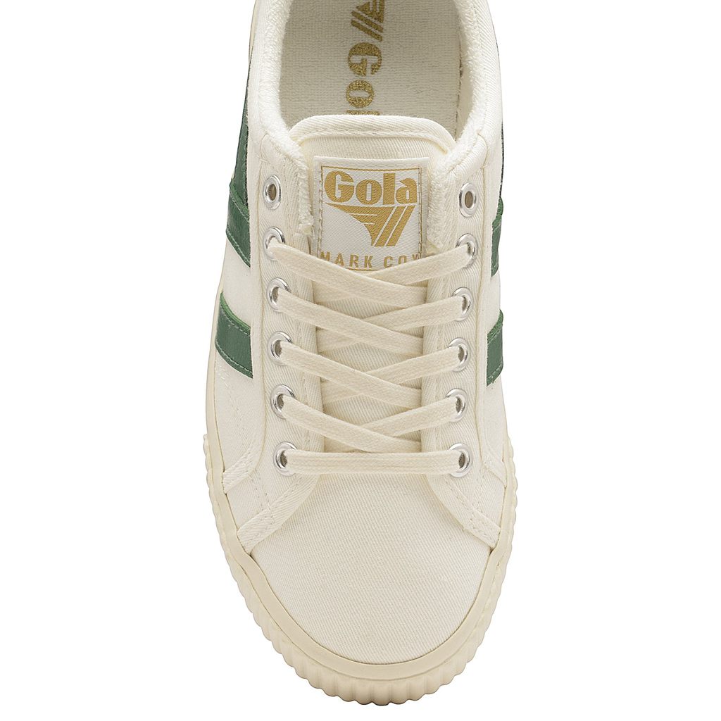 Gola Vegan Classics Tennis Mark Cox Sneakers Valkoinen Tummanvihreä Suomi | NFTYPG013